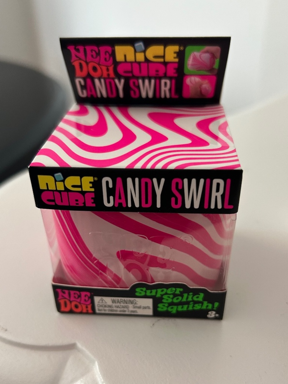 Brand New Schylling NeeDoh Nice Cube Candy Swirl – Rare & Authentic Sensory Fidg